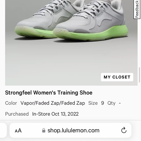 Strongfeel Women's Training Shoe from Lululemon - Picture 8 of 10